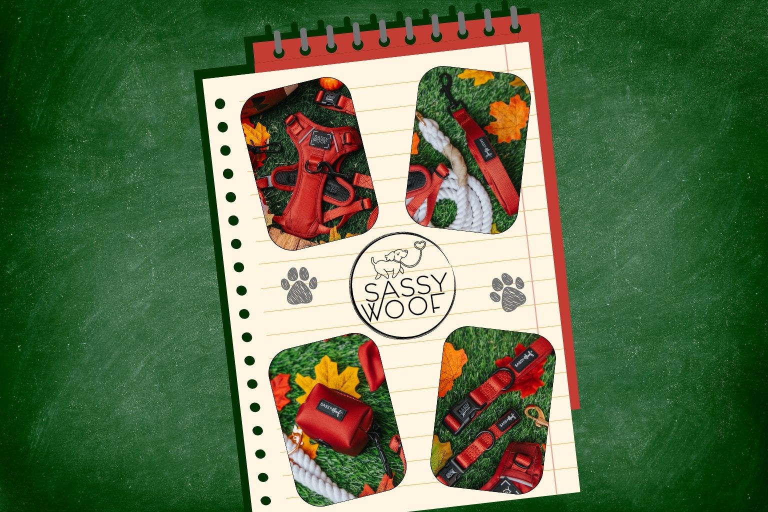 dog walking set from Sassy Woof